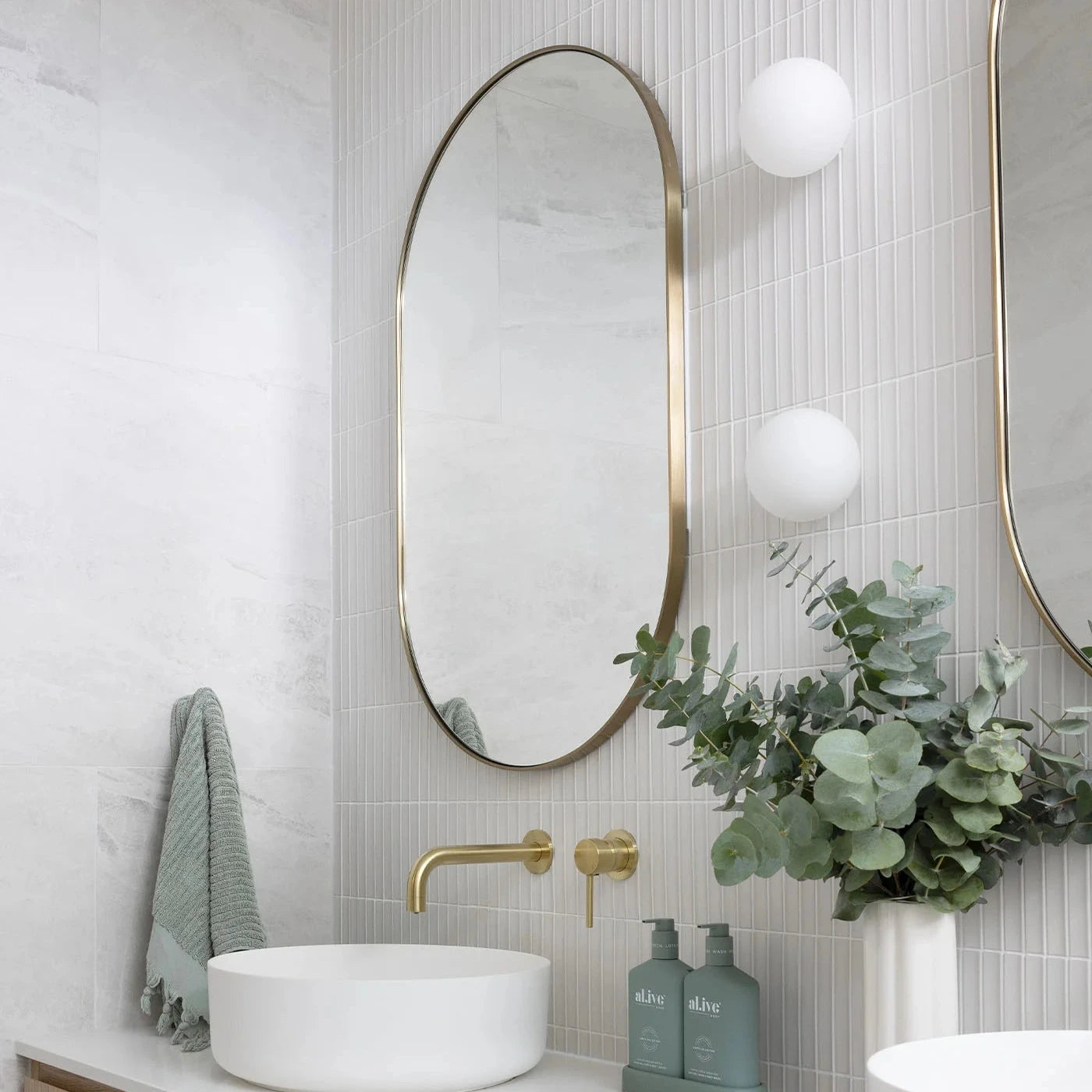 Orb Mirror Wall Light