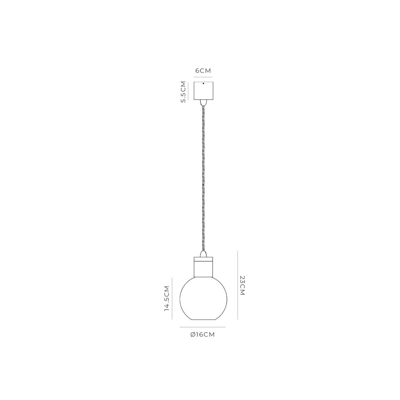 Parlour Sphere Pendant Light