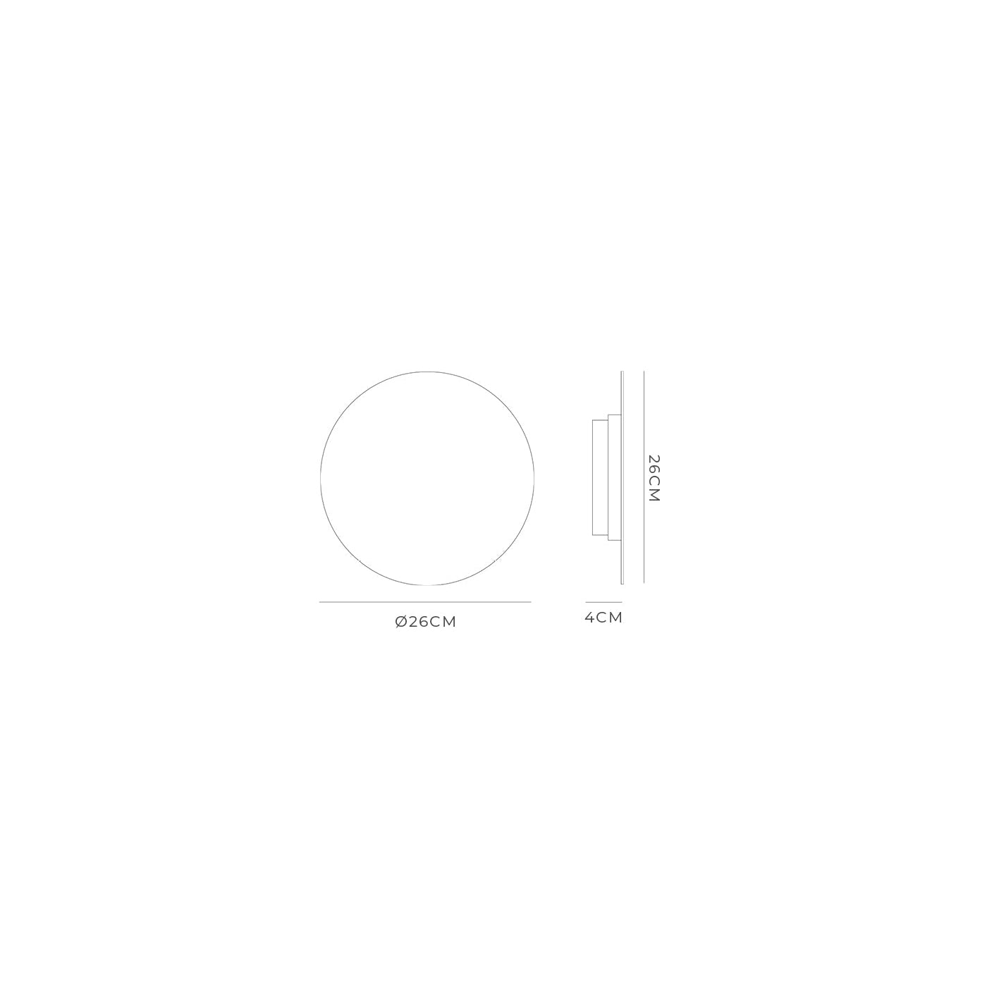 Shadow Wall/Ceiling Light