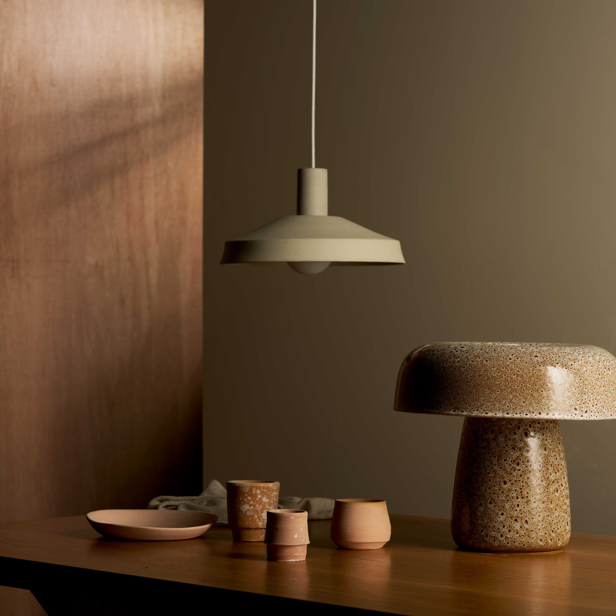 Ceramic Tapa Pendant