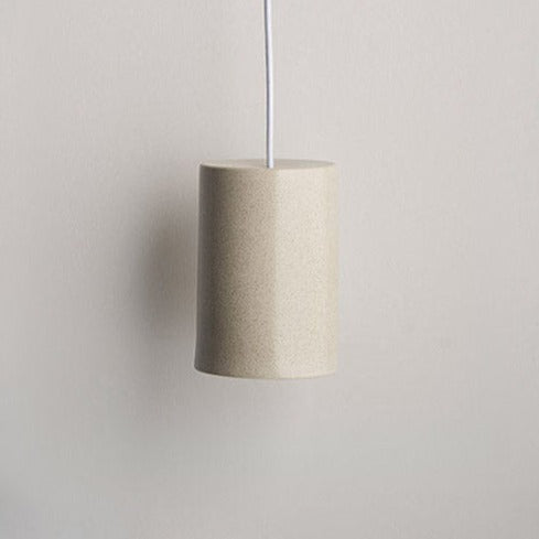 Ceramic Cylinder Pendant Light Small