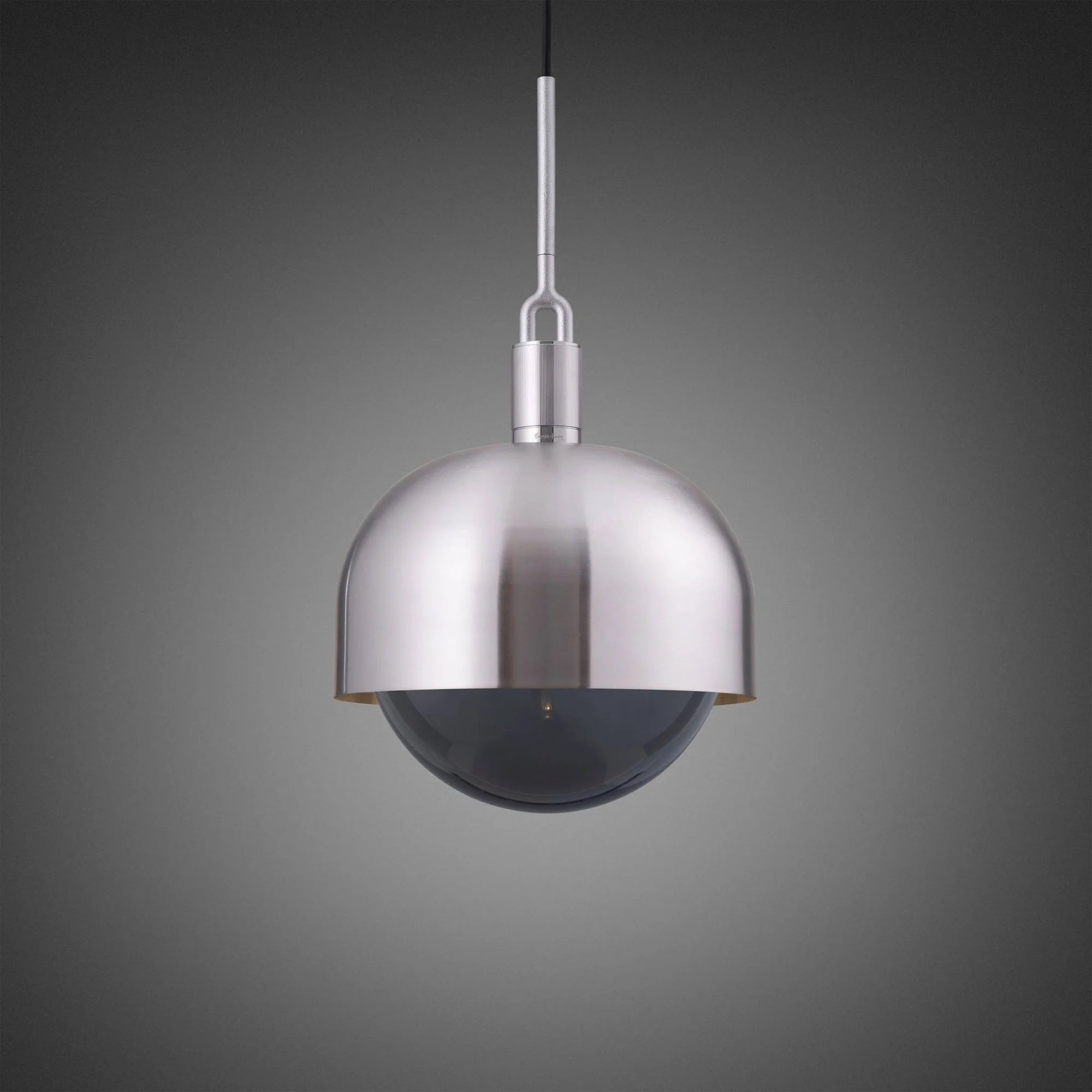 Forked Shade and Globe Pendant