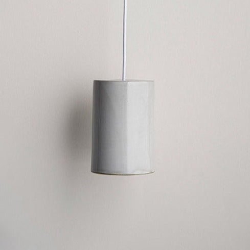 Ceramic Cylinder Pendant Light Small
