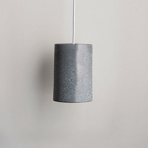 Ceramic Cylinder Pendant Light Small