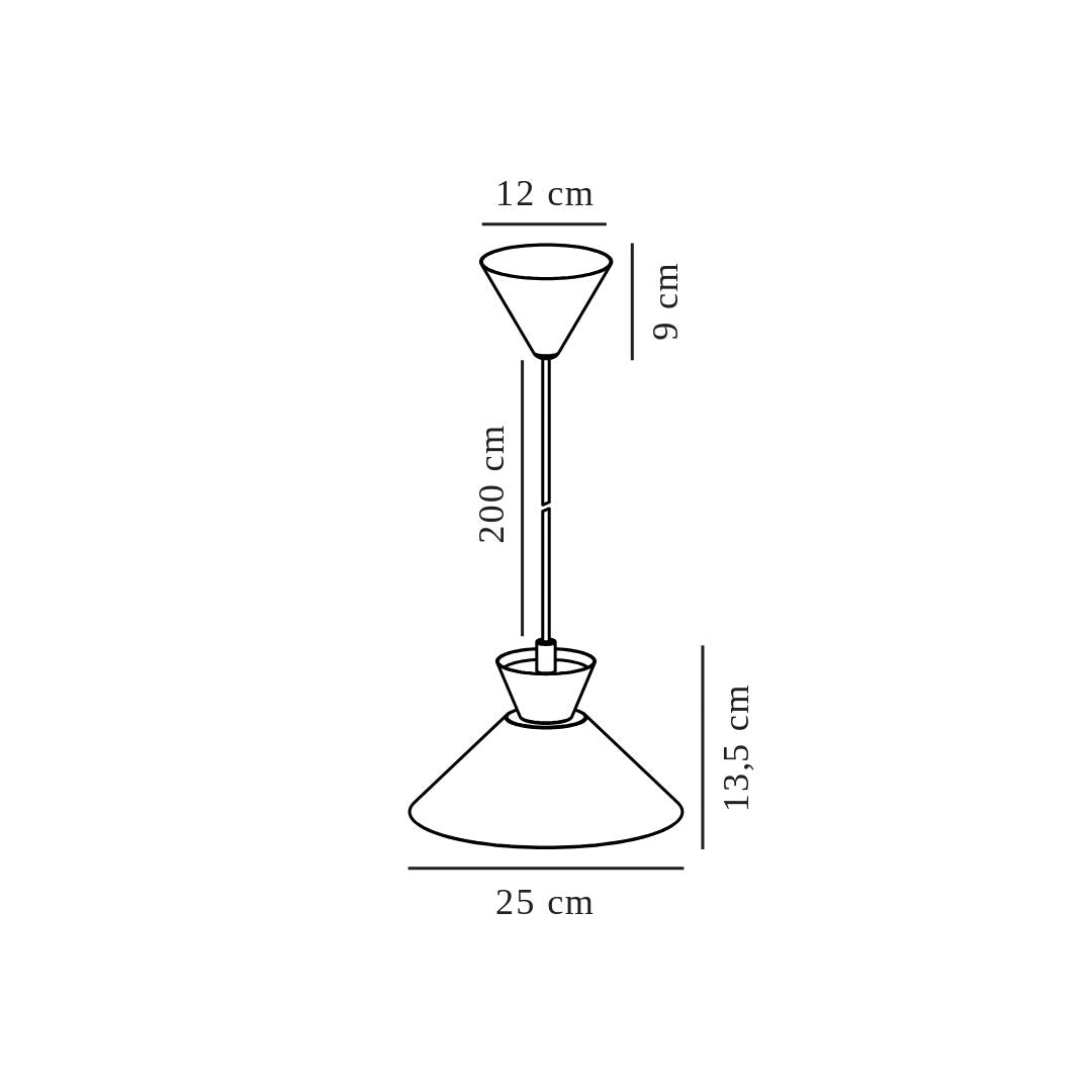 Dial 25 Pendant