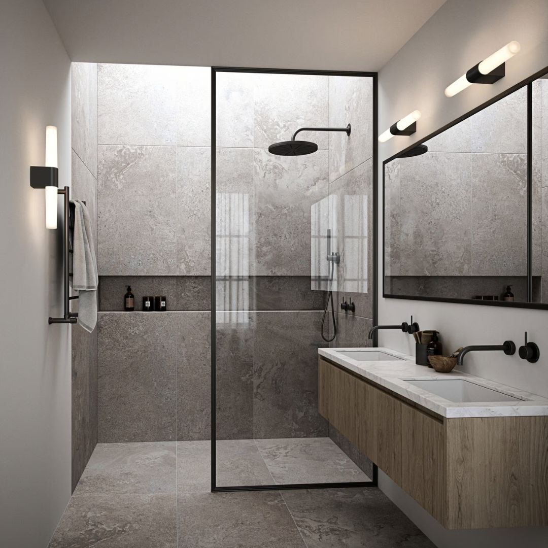Helva Double Wall Light