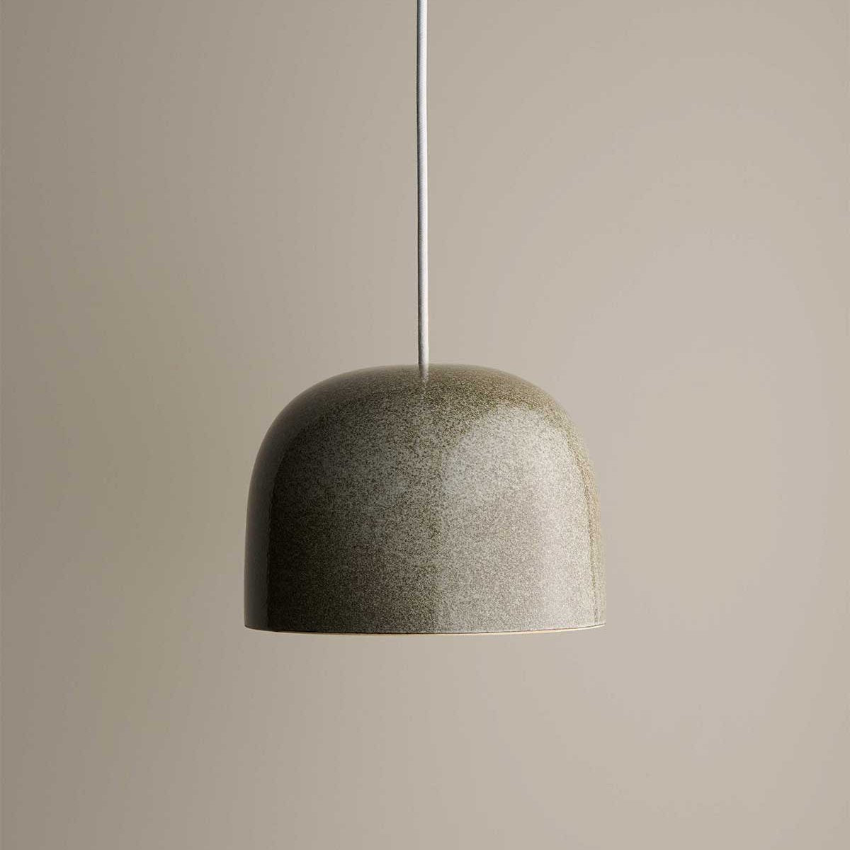 Ceramic Pendant Bell Light Small