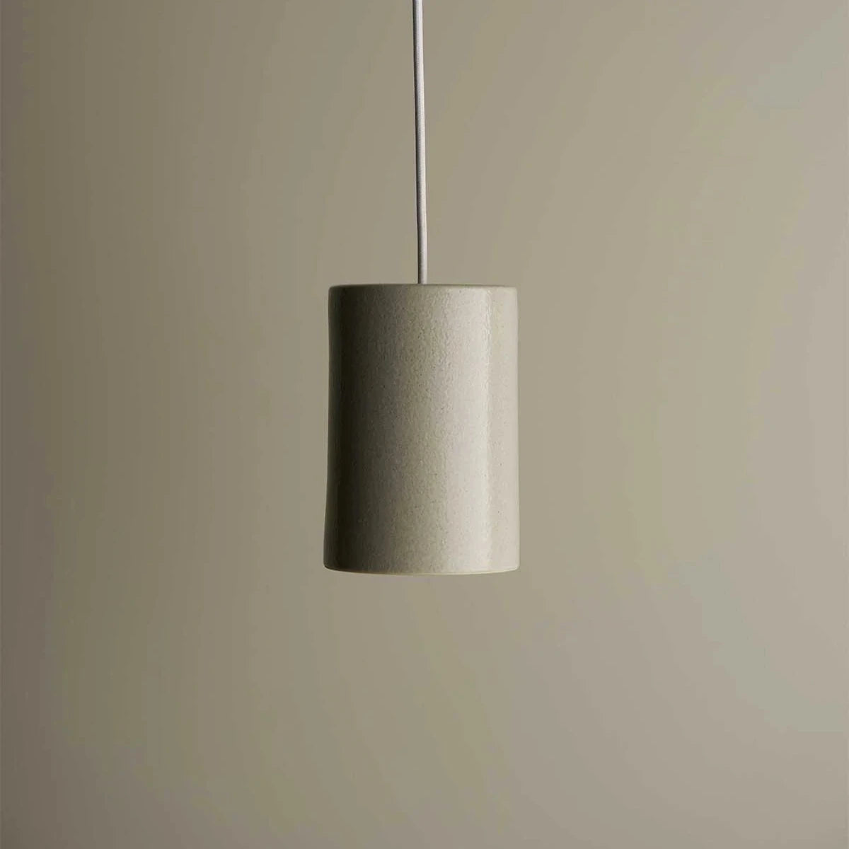 Ceramic Cylinder Pendant Light Small