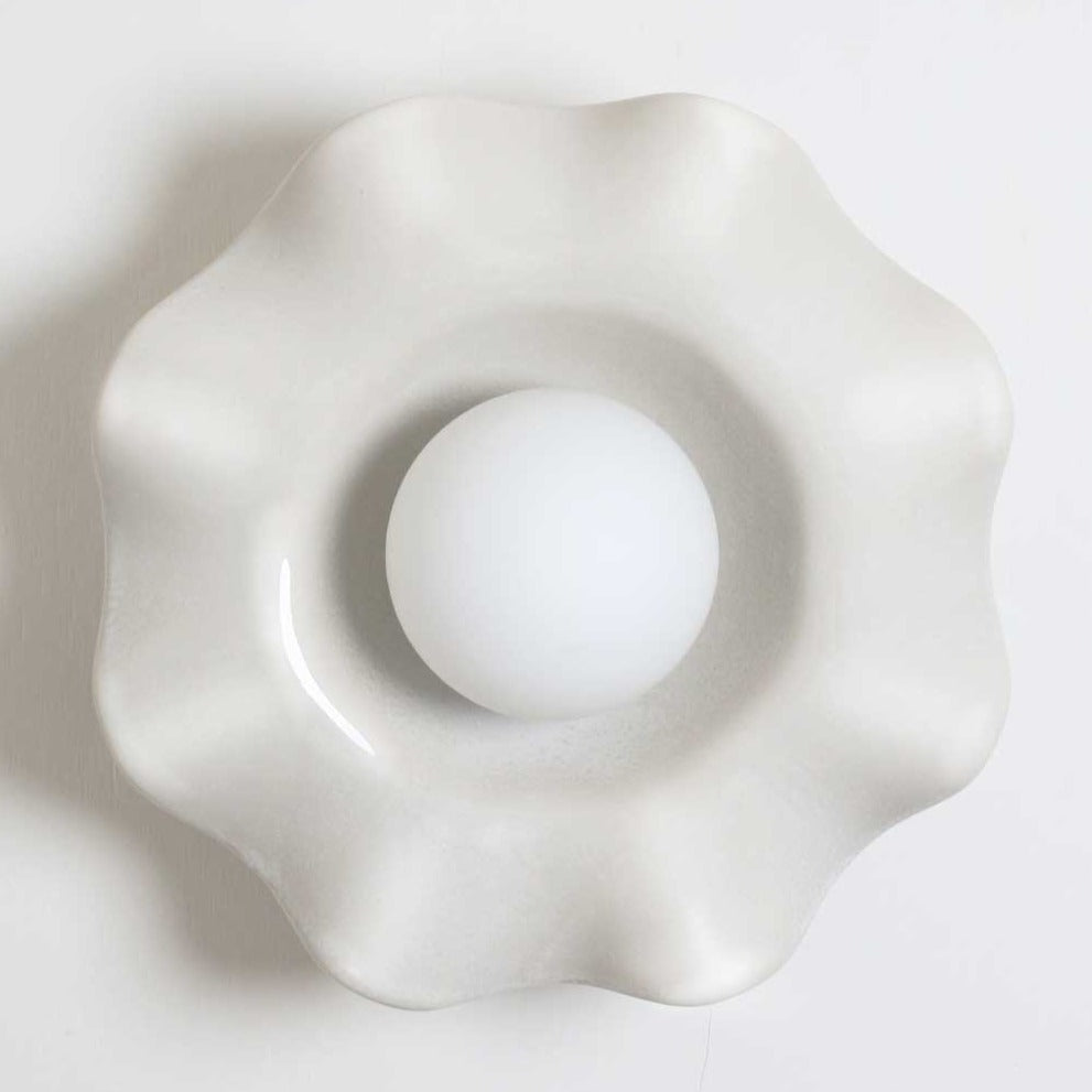 Ceramic Wall Pearl Sconce Light