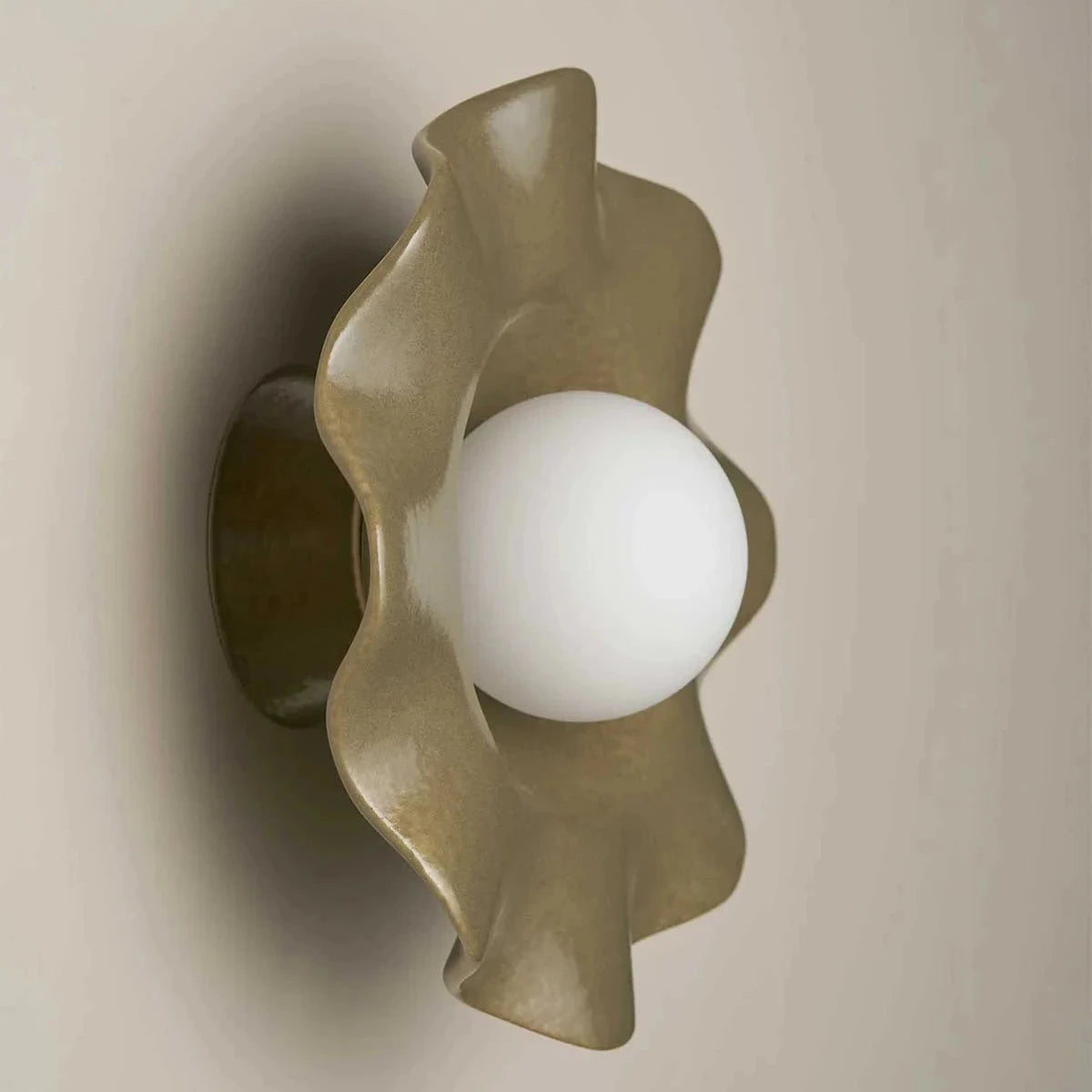 Ceramic Wall Pearl Sconce Light