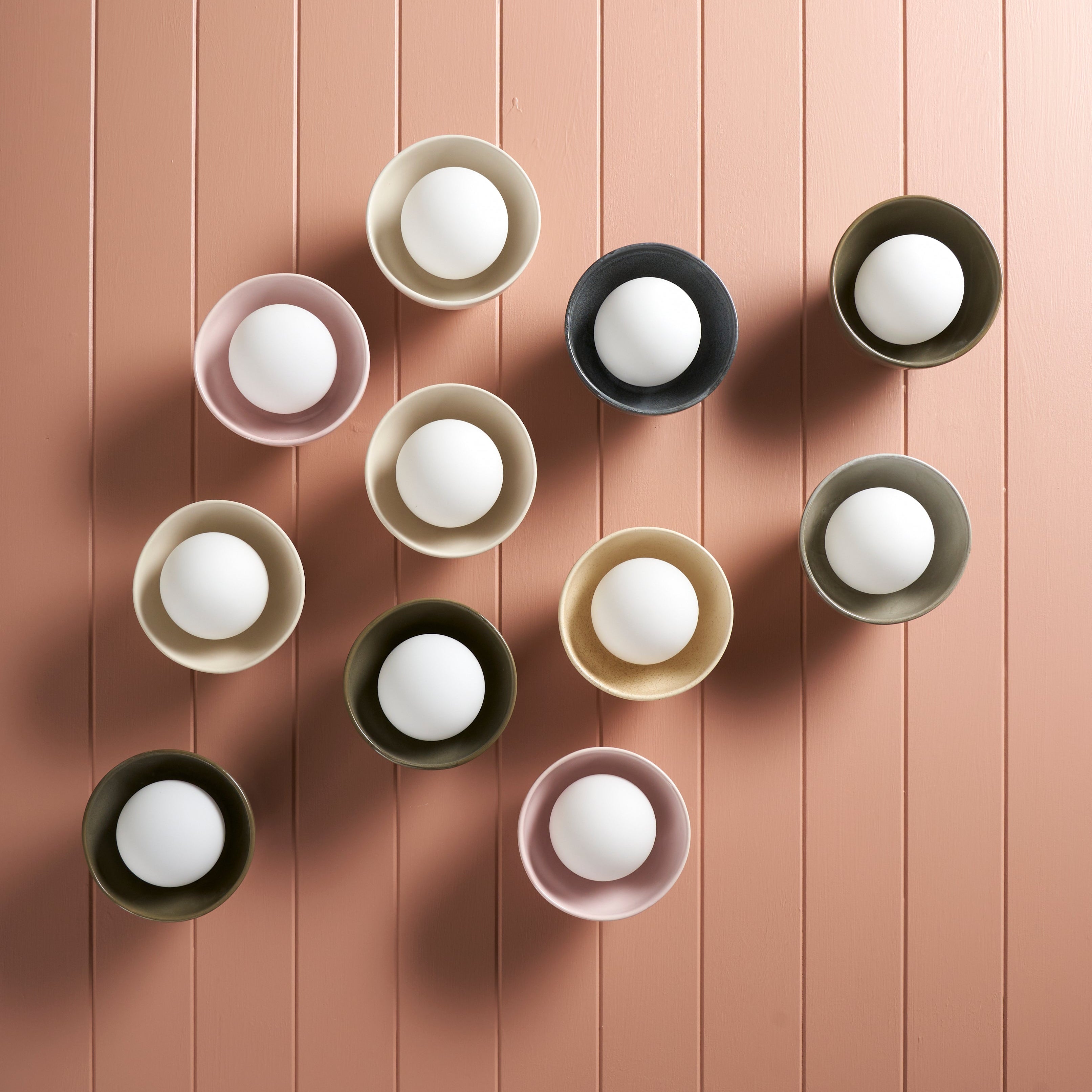 Ceramic Wall Bowl Sconce Light