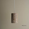 Ceramic Cylinder Pendant Light Small