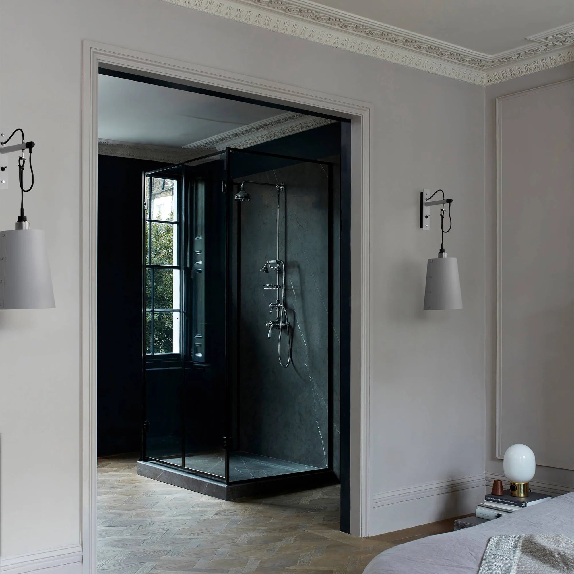 Hooked Wall Light with Shade