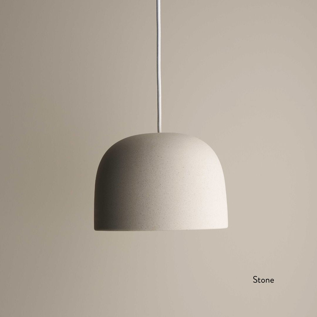 Ceramic Pendant Bell Light Small