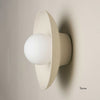 Ceramic Wall Dish Sconce Light