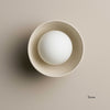 Ceramic Wall Bowl Sconce Light