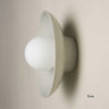 Ceramic Wall Dish Sconce Light