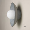 Ceramic Wall Dish Sconce Light