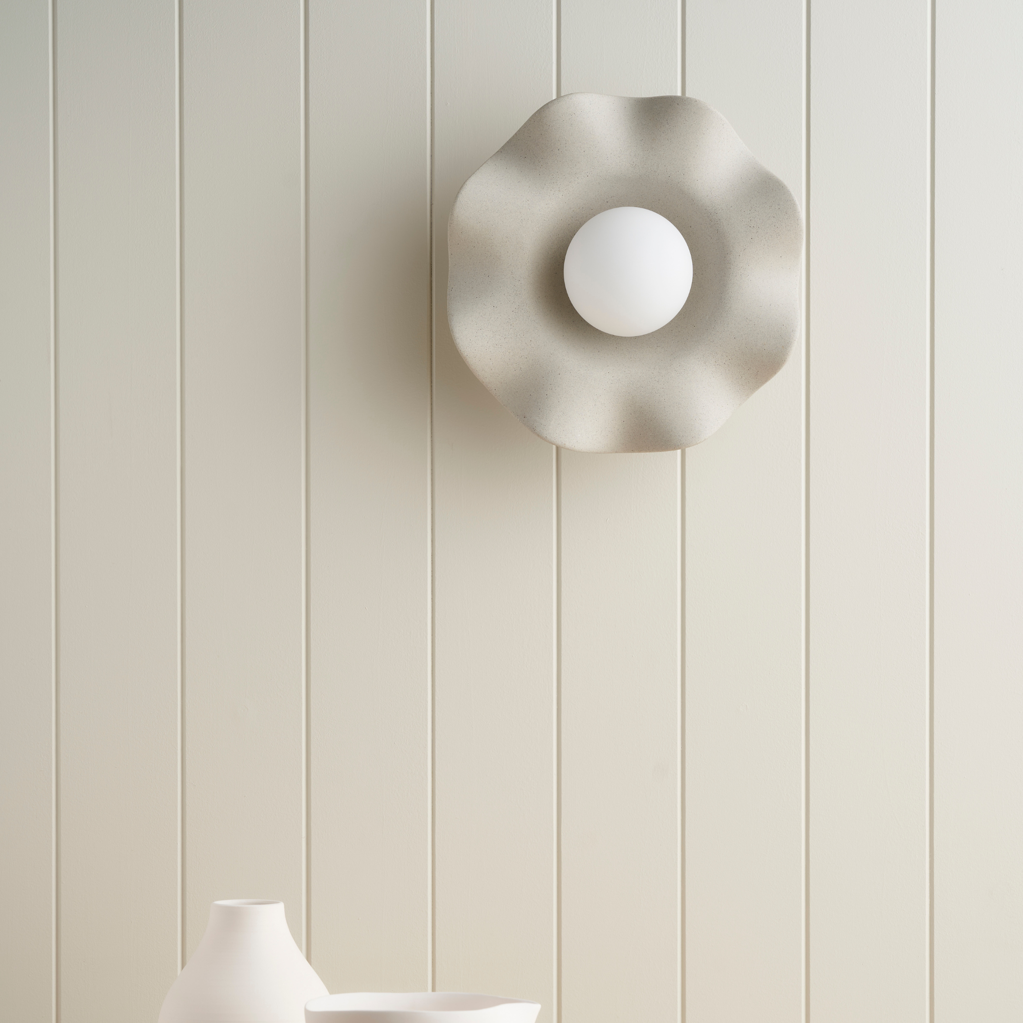 Ceramic Wall Pearl Sconce Light