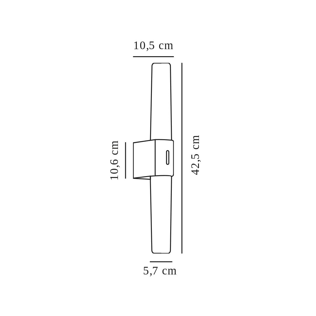 Helva Double Wall Light
