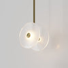 Coral Duo Rod Pendant - Frosted