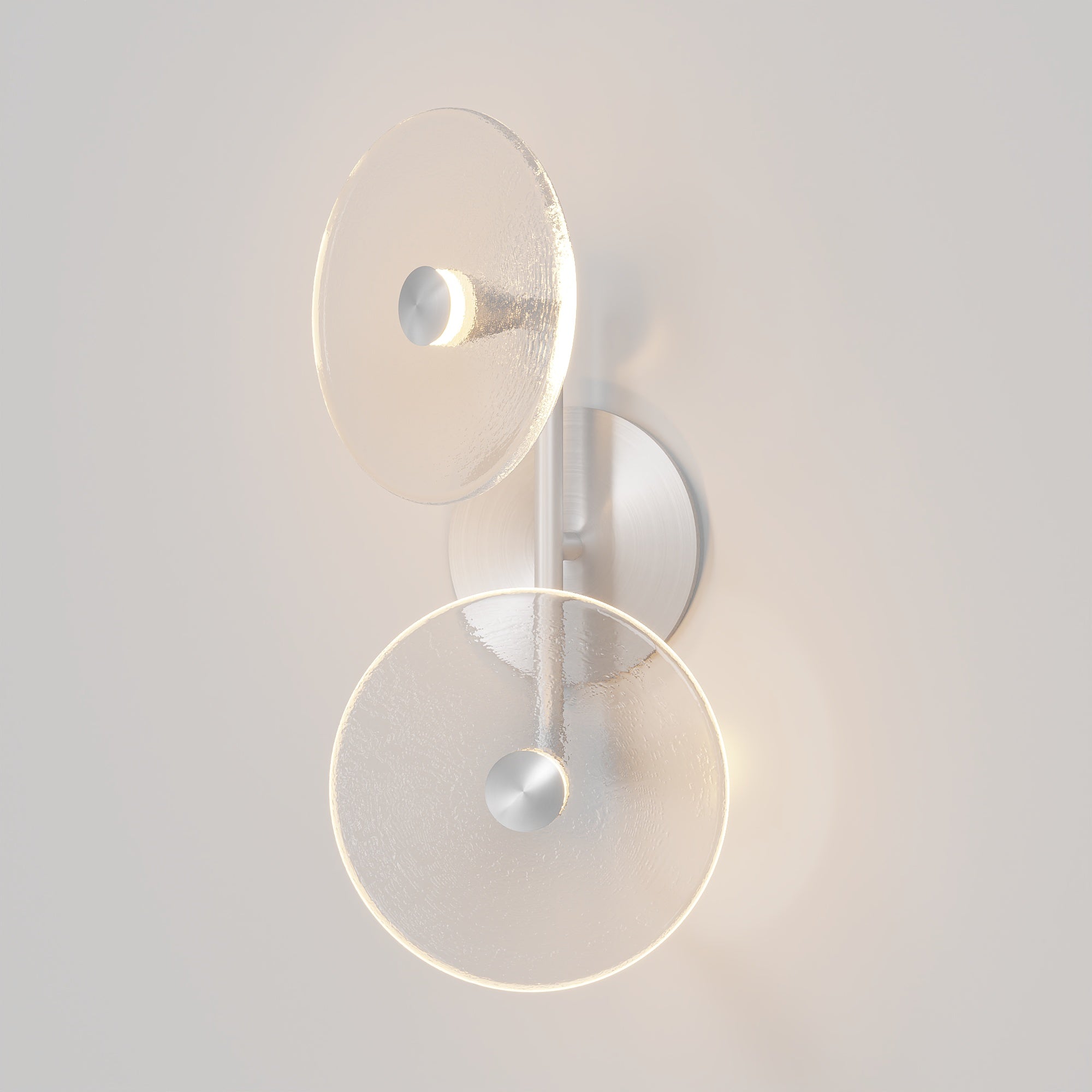 Coral Duo Rod Wall Light - (Off-Centered)