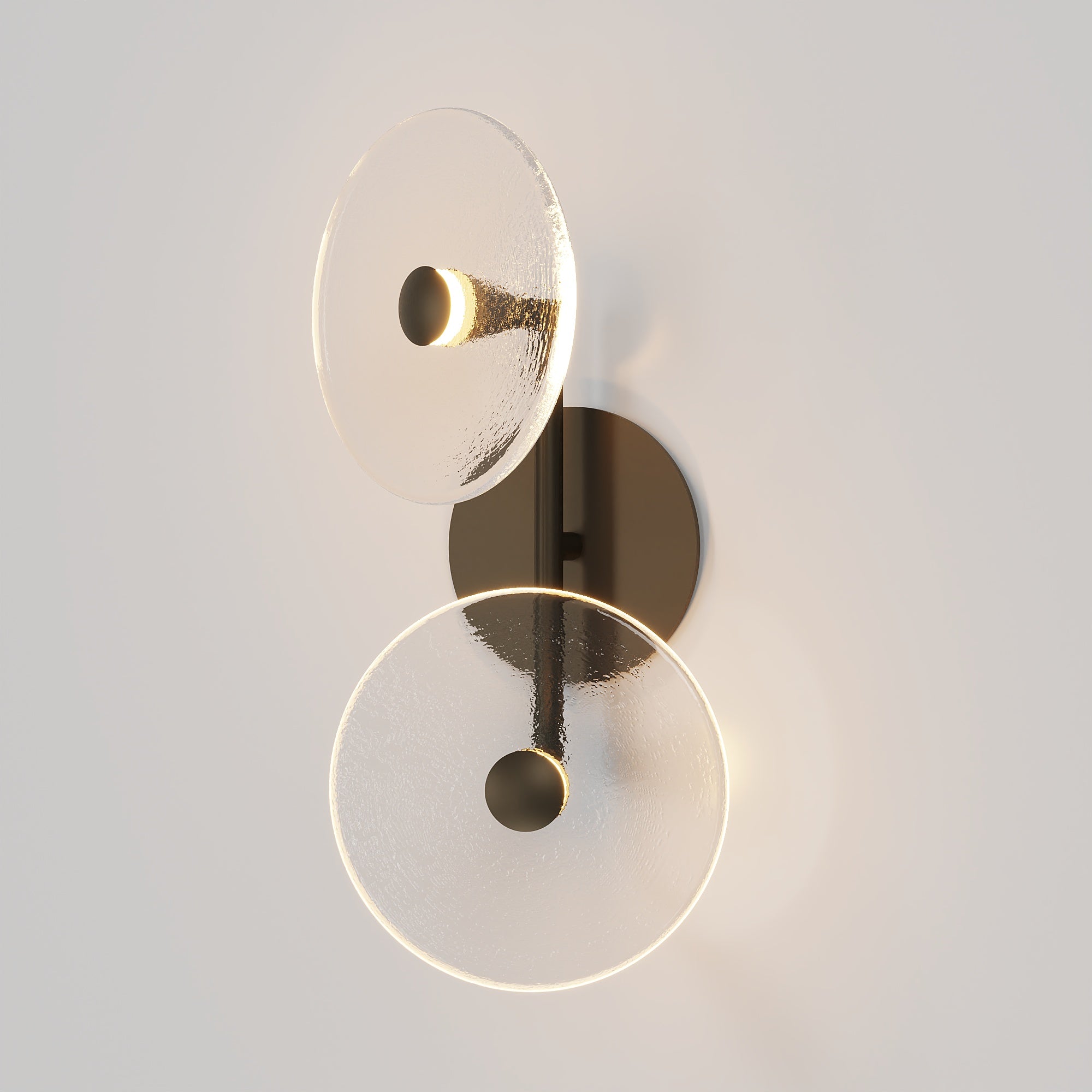 Coral Duo Rod Wall Light - (Off-Centered)