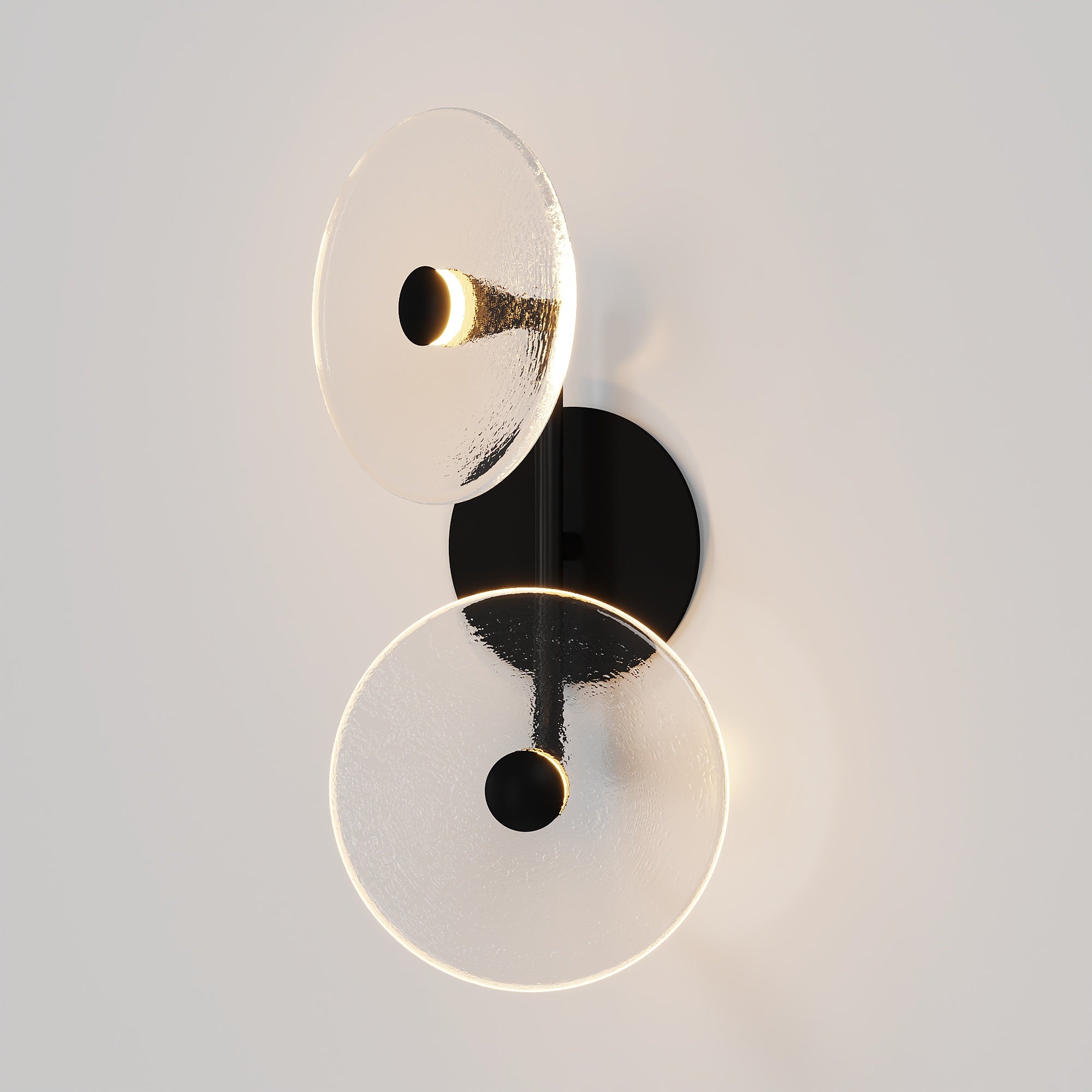 Coral Duo Rod Wall Light - (Off-Centered)