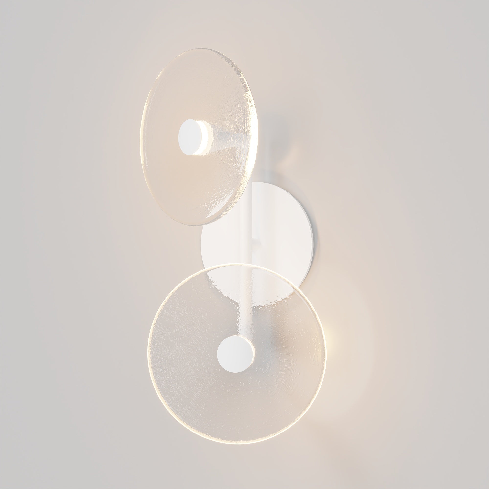 Coral Duo Rod Wall Light - (Off-Centered)