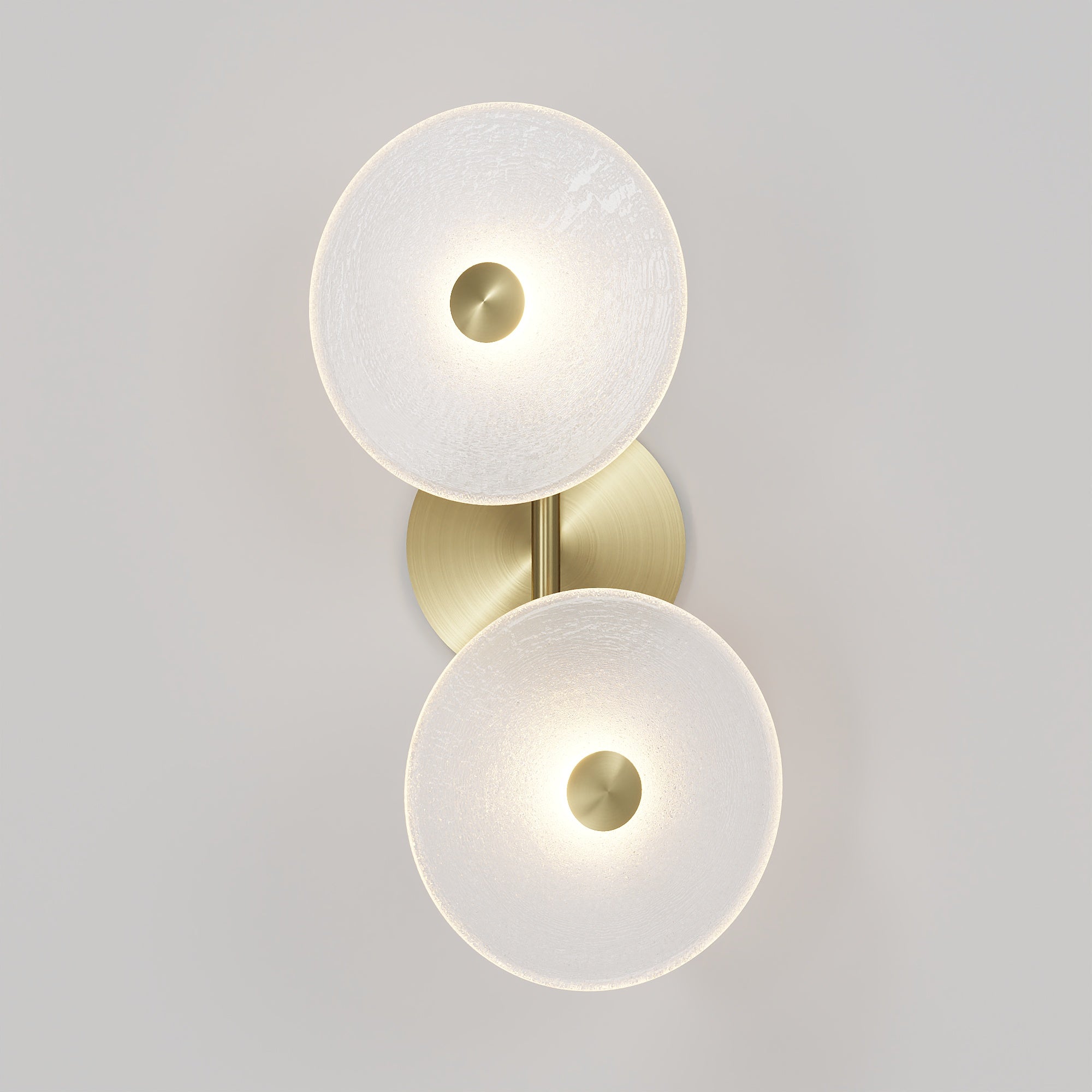 Coral Duo Rod Wall Light - (Off-Centered)