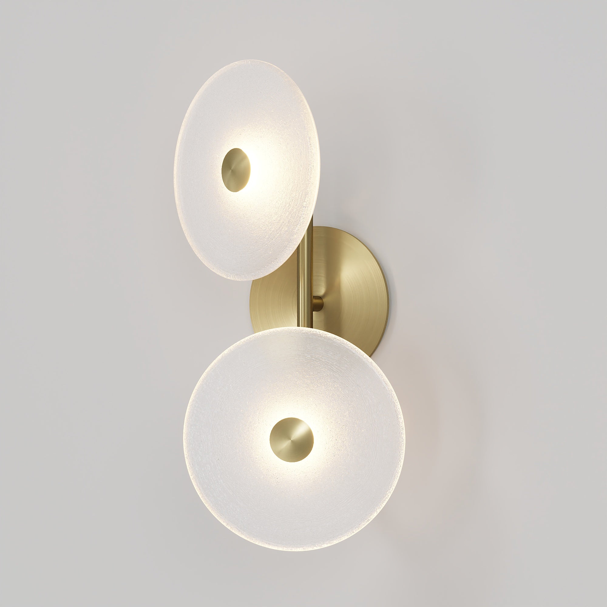 Coral Duo Rod Wall Light - (Off-Centered)