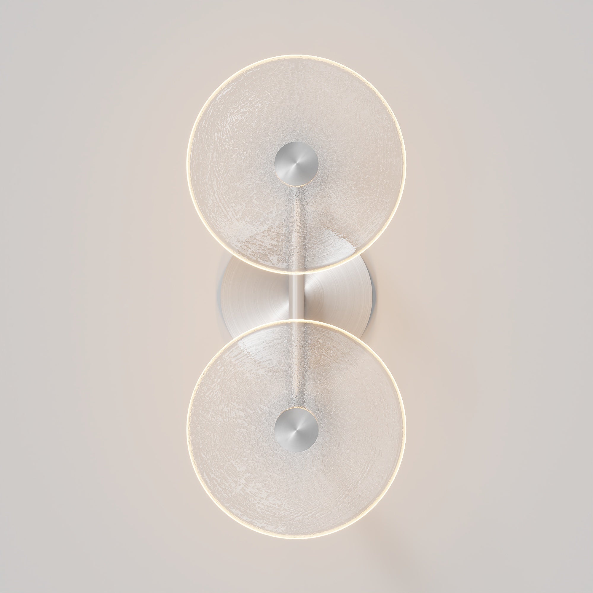 Coral Duo Rod Wall Light - (Centered)