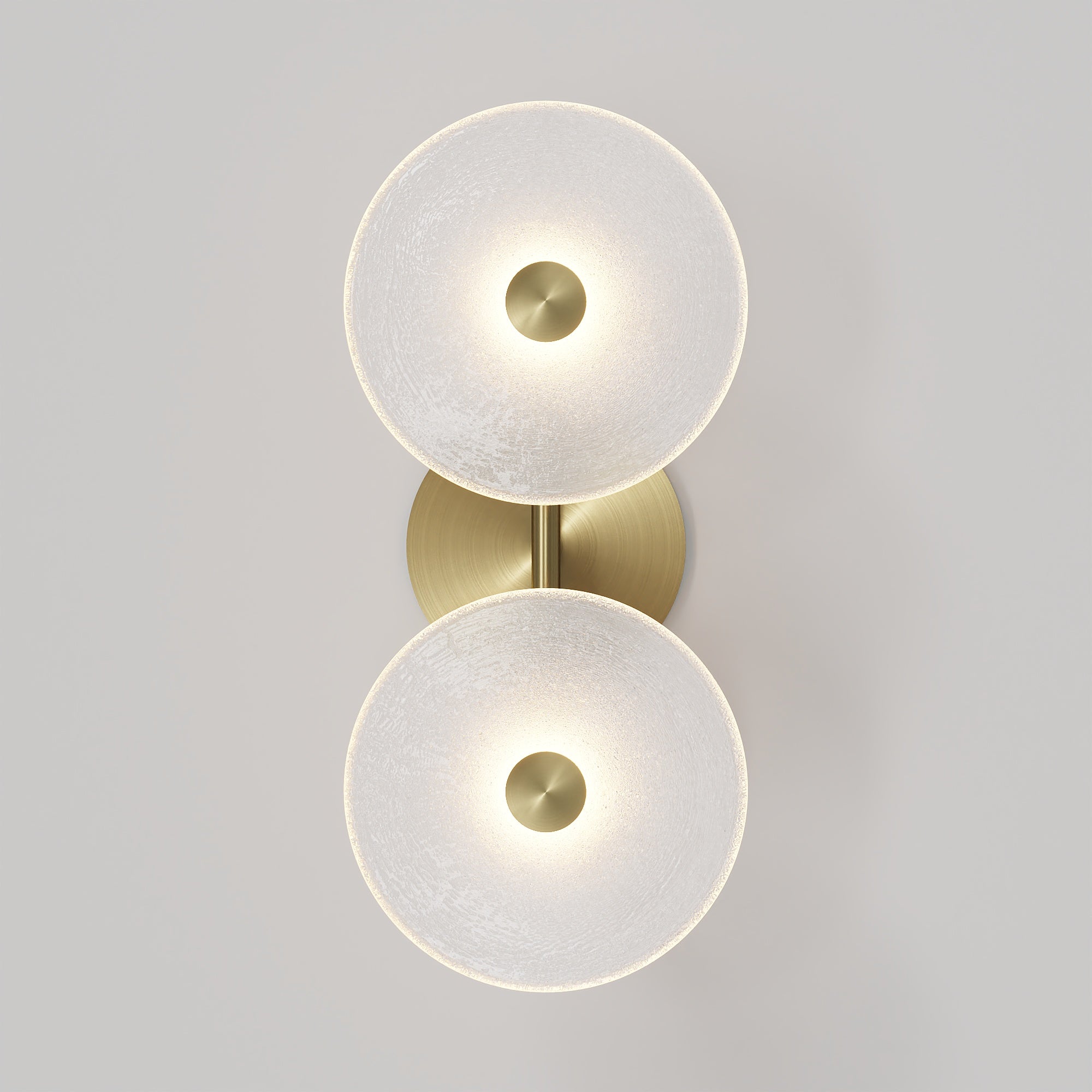 Coral Duo Rod Wall Light - (Centered)