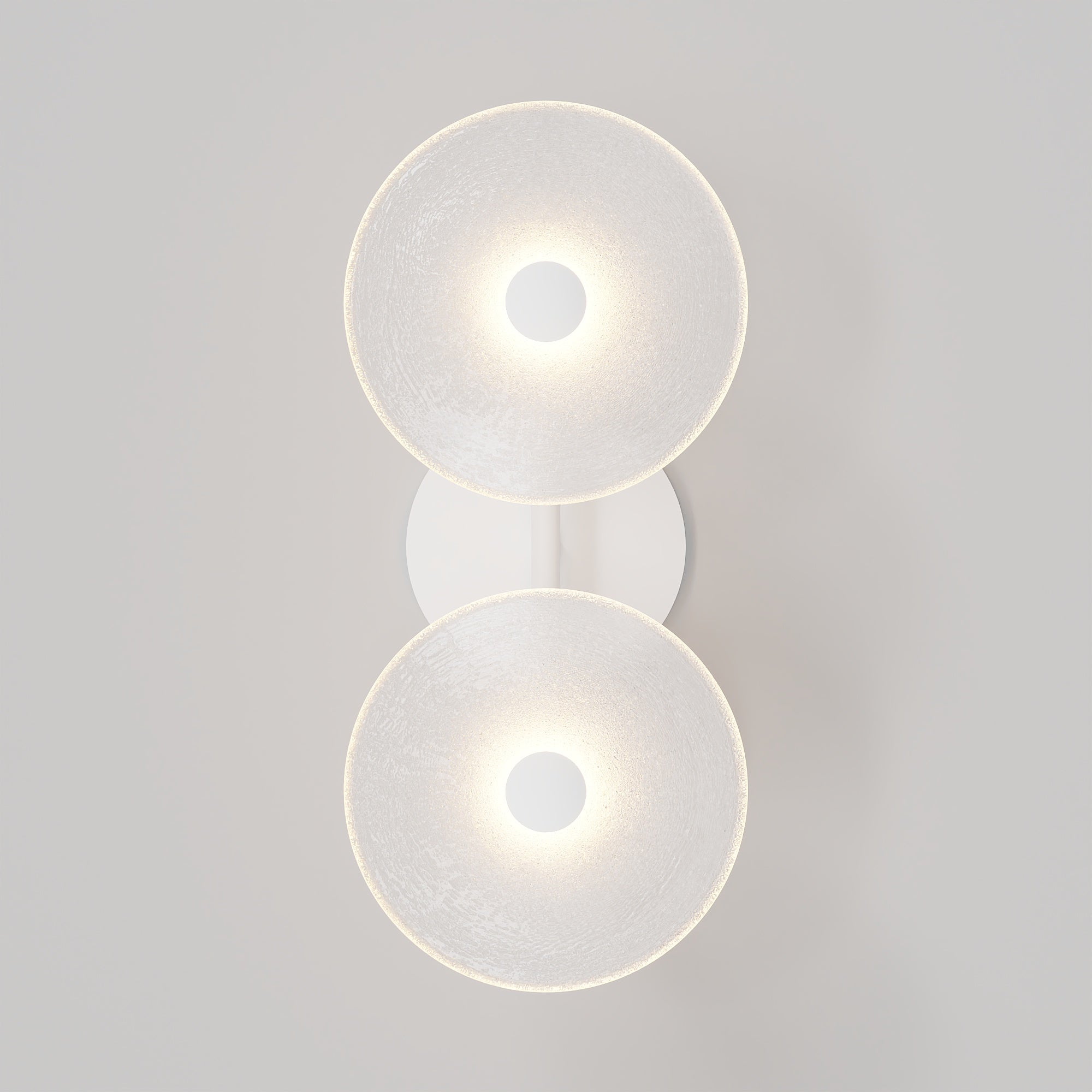 Coral Duo Rod Wall Light - (Centered)