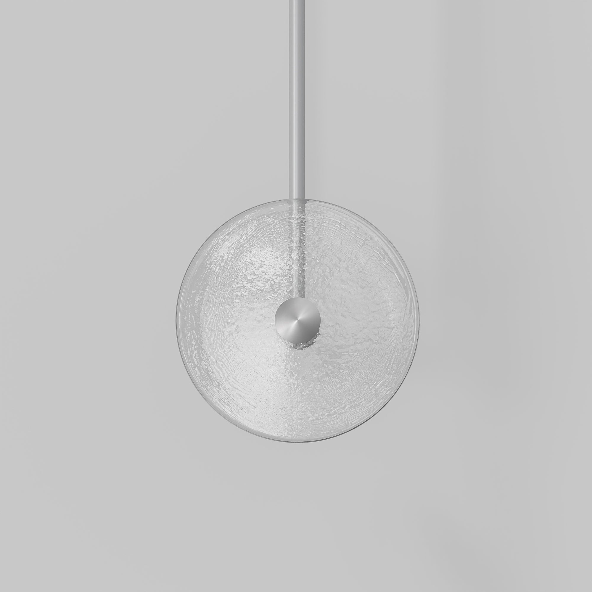 Coral Duo Rod Pendant - Clear