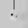 Coral Duo Rod Pendant - Frosted