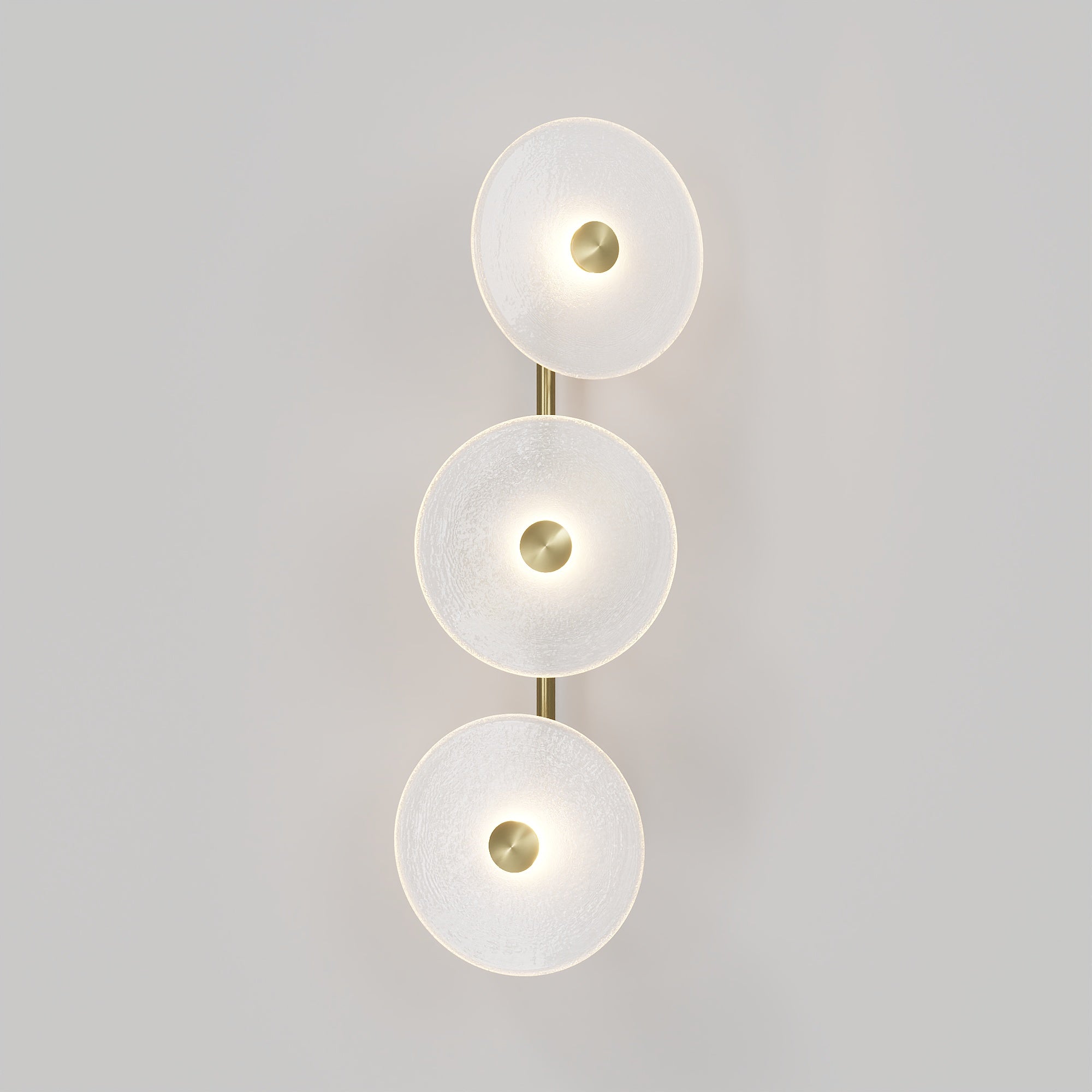 Coral Trio Rod Wall Light - (Off-Centered)