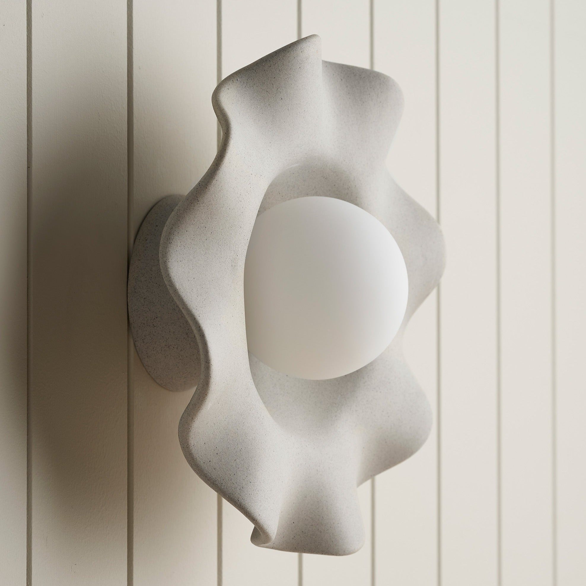 Ceramic Wall Pearl Sconce Light