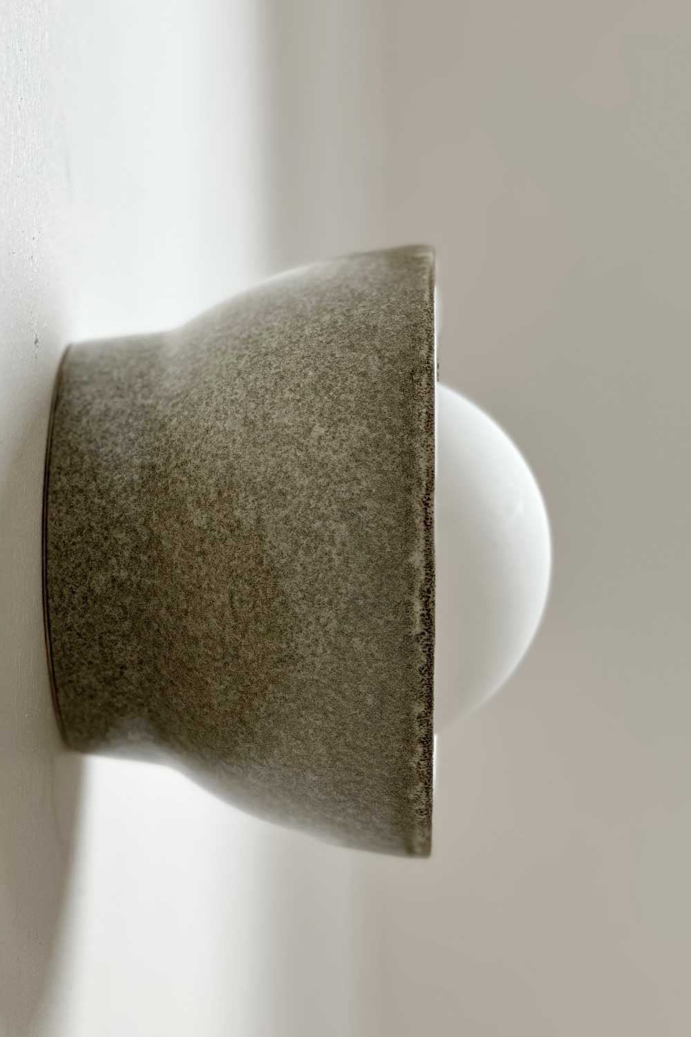 Ceramic Wall Bowl Sconce Light