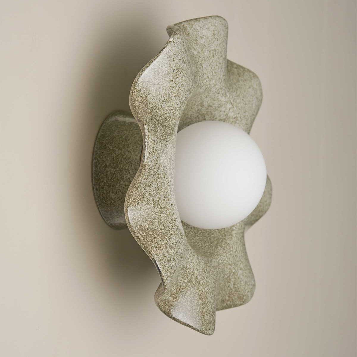 Ceramic Wall Pearl Sconce Light