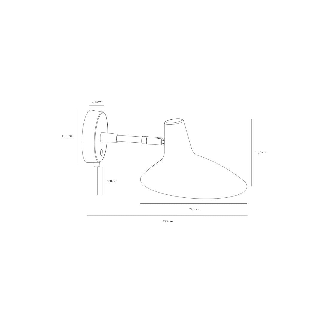 Darci Short Wall Light