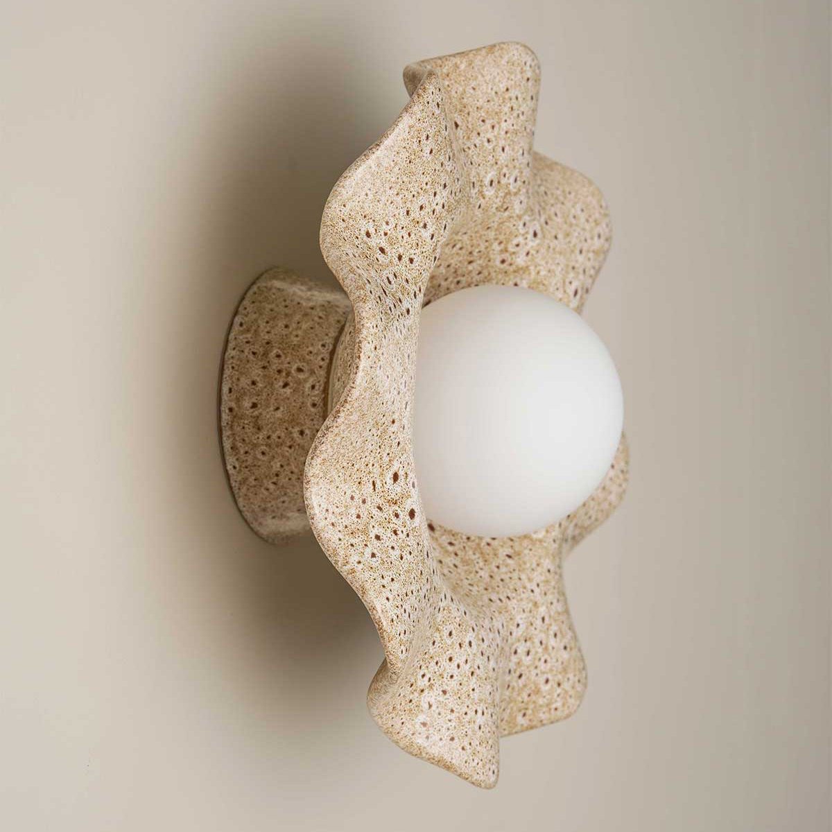 Ceramic Wall Pearl Sconce Light