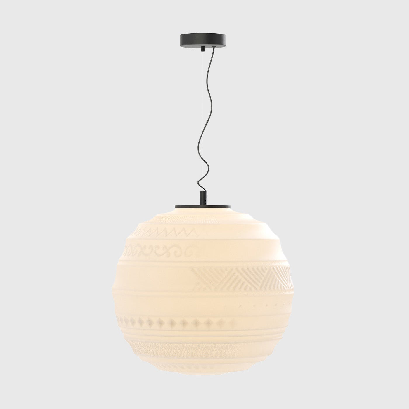 Braille Pendant Light