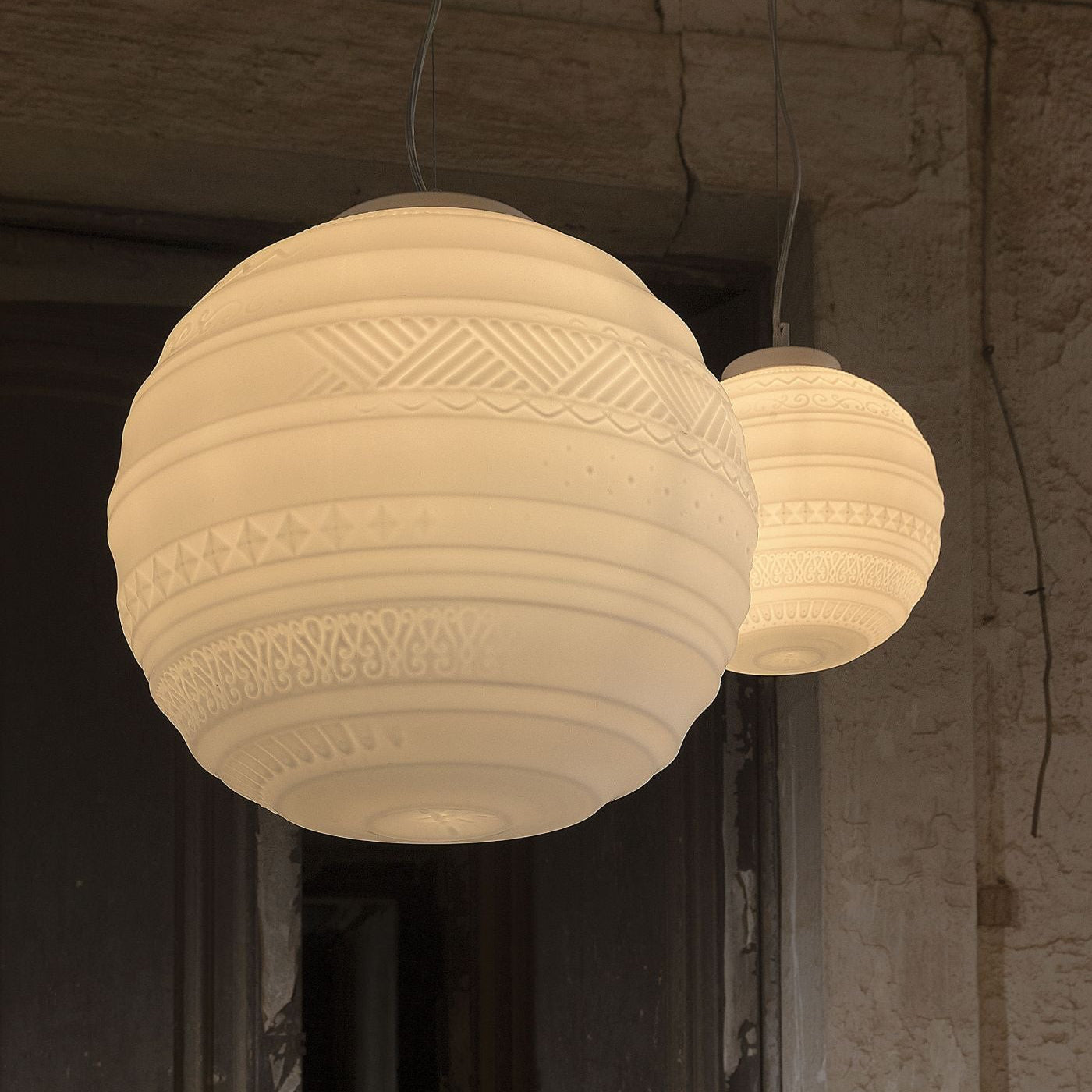 Braille Pendant Light