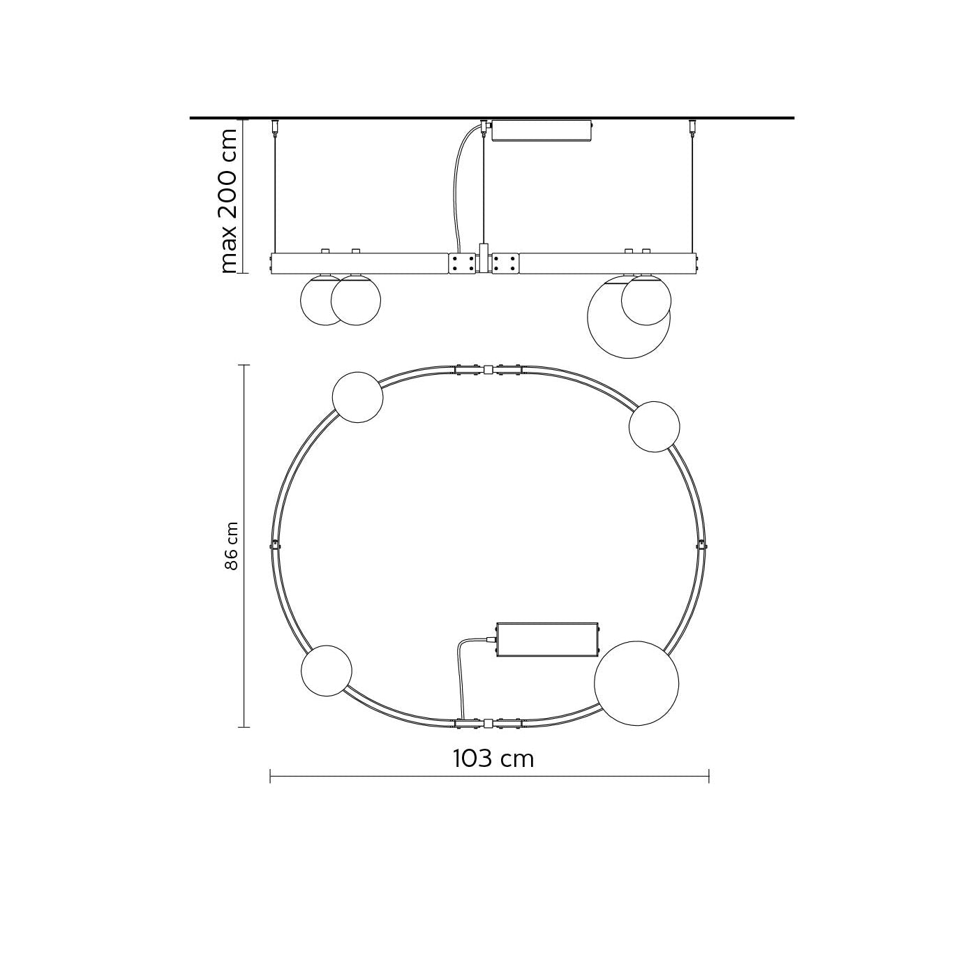 Stant Circular Pendant Light