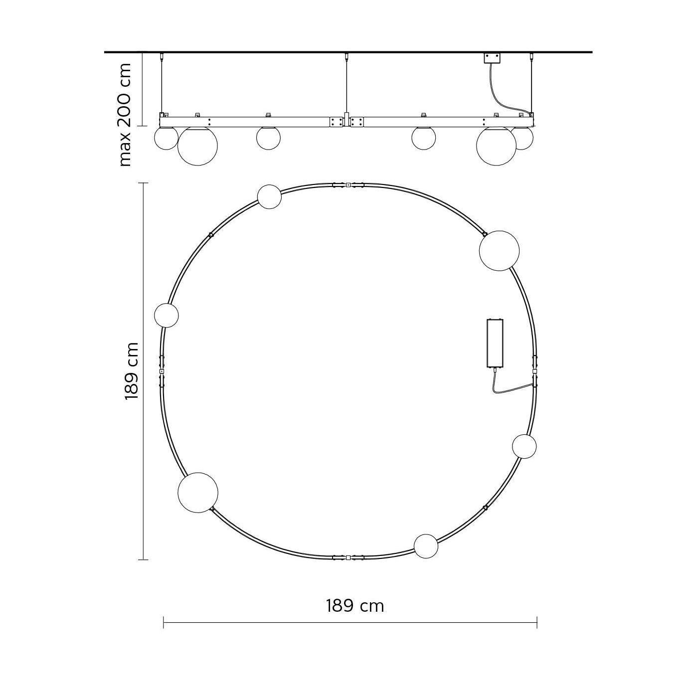 Stant Circular Pendant Light