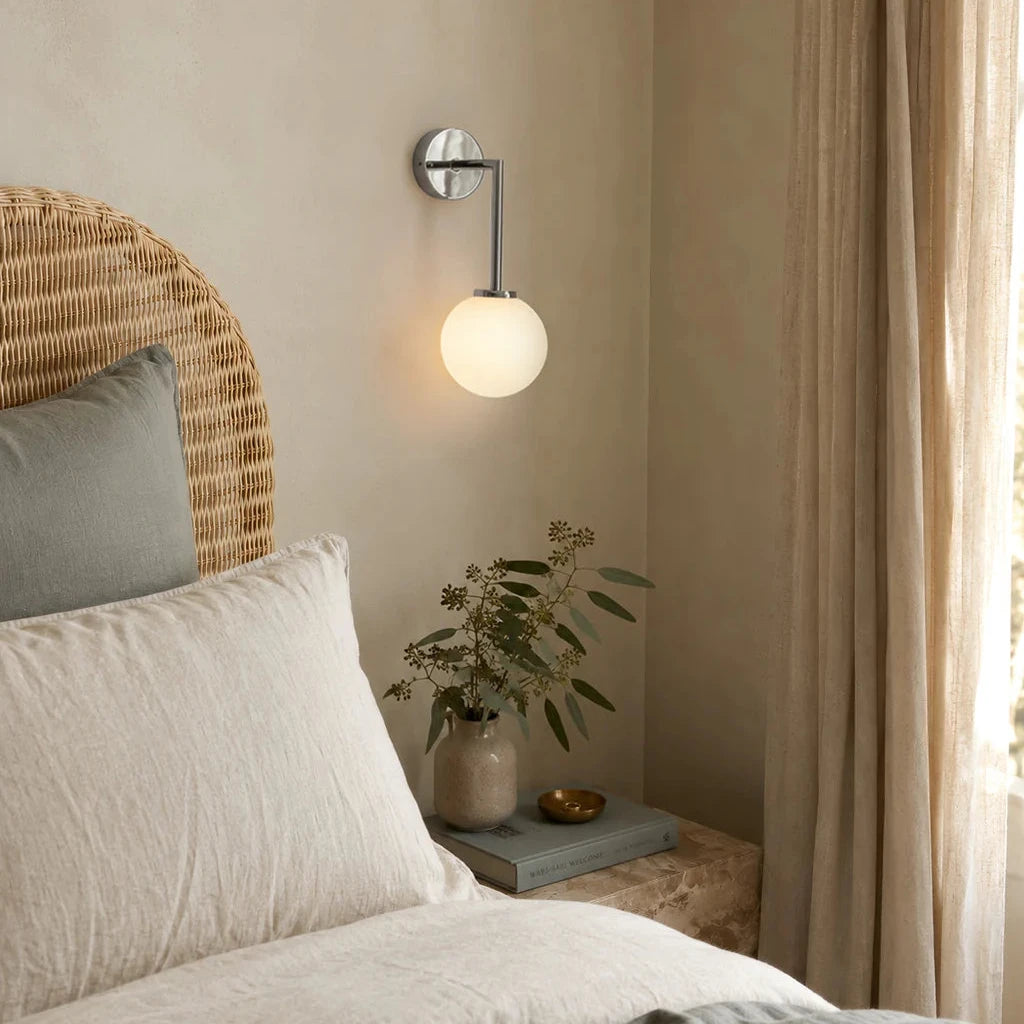 Orb Long Arm Wall Light
