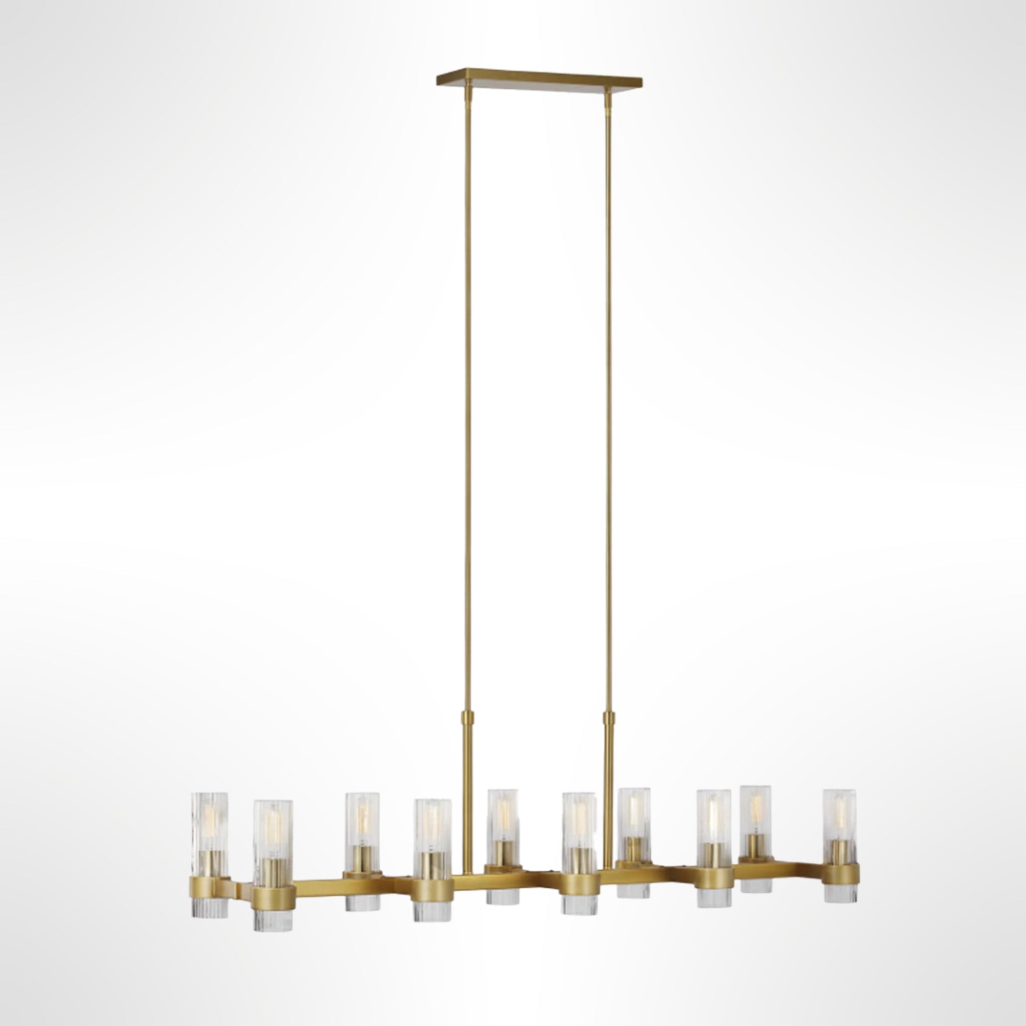 Geneva 10 Light Linear Chandelier