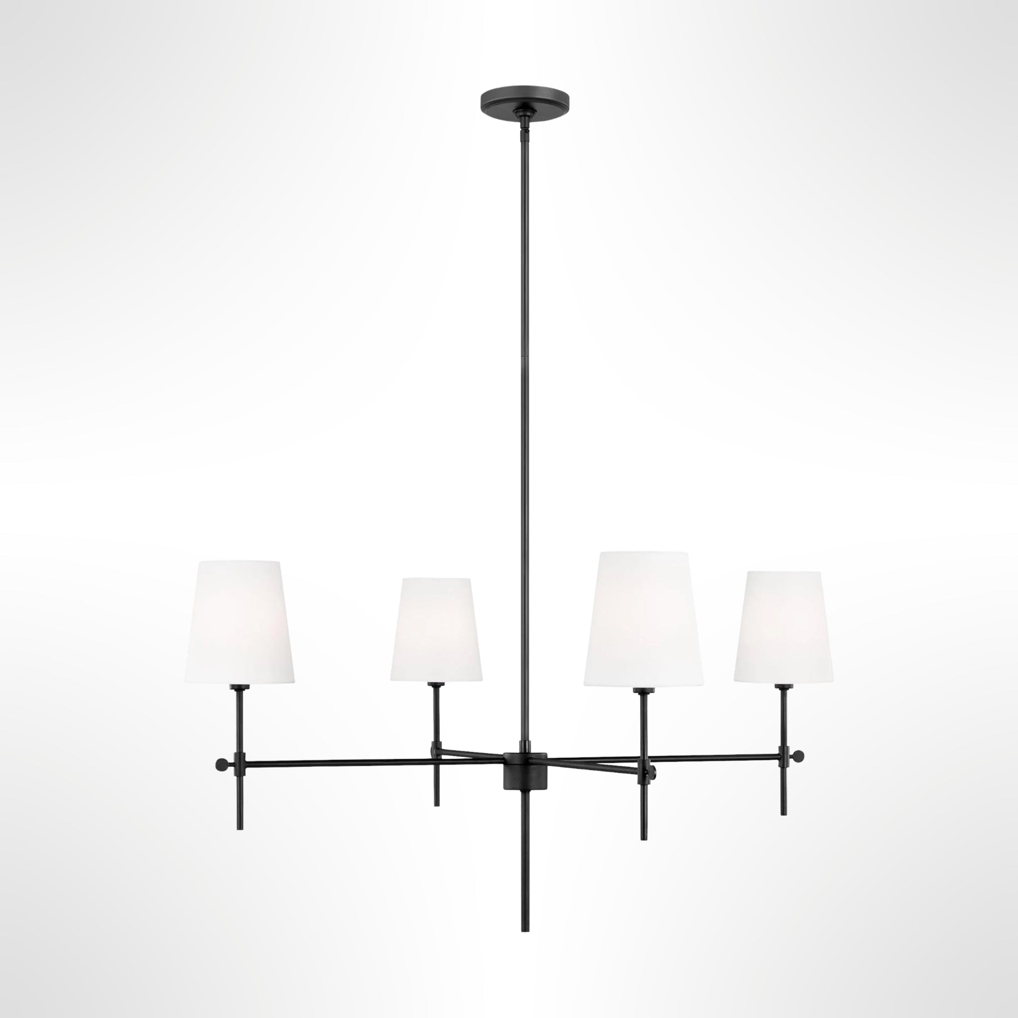 Baker 4 Light Chandelier