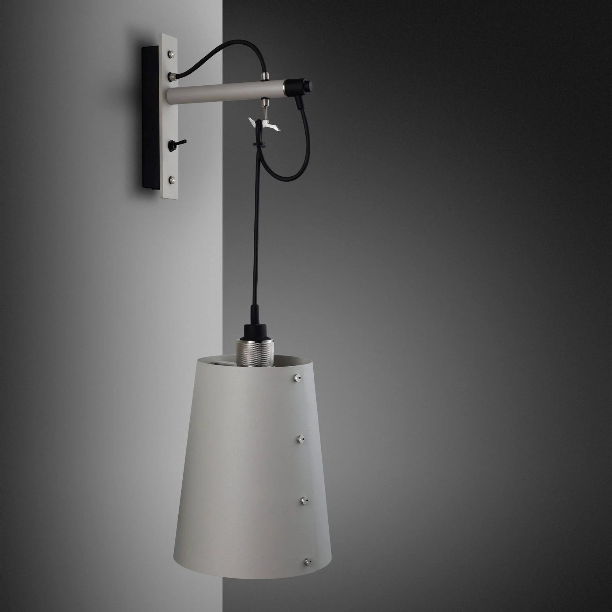 Hooked Wall Light with Shade